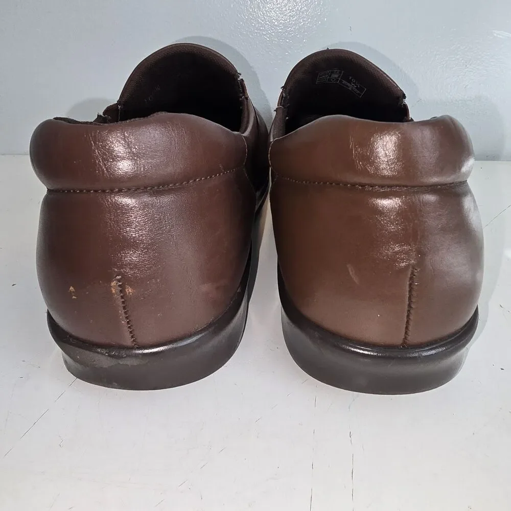 SAS Tripad Comfort Viva Brown Leather Slip-On Loafer Shoes Women's 10  1/2 W